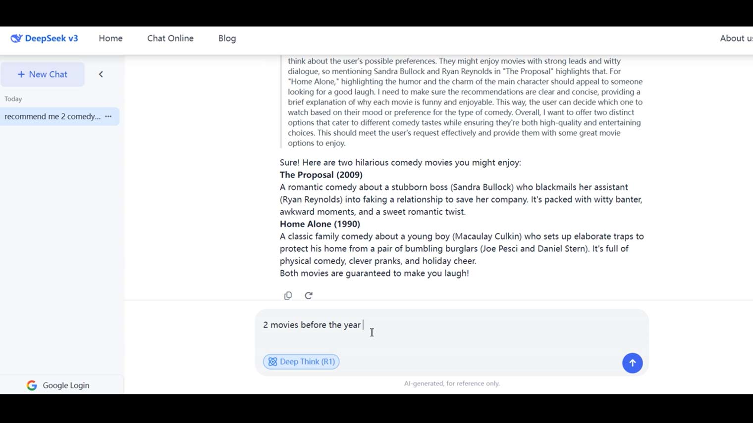 Video guide of DeepSeek
